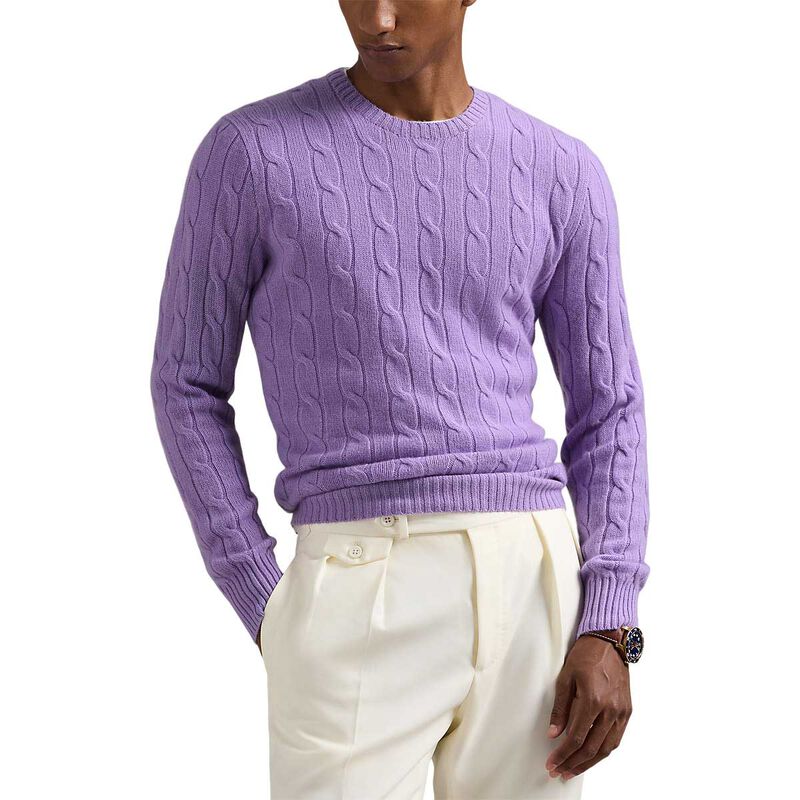Polo Ralph Lauren The Iconic Cable-Knit Cashmere Sweater image number 0